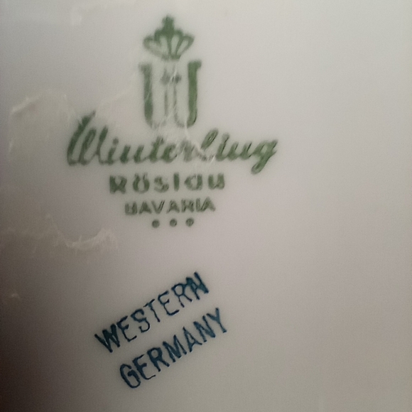 Set of 2 Vintage Fruit & Nut Designs Plates Winterling Roslau Bavaria Germany - Picture 10 of 10